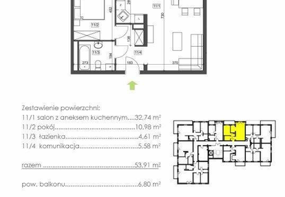 Mieszkanie w inwestycji: Mieszkania przy Sienkiewicza