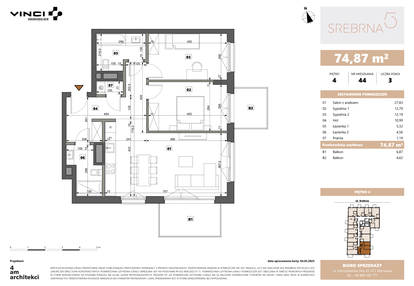 Mieszkanie w inwestycji: Srebrna 5