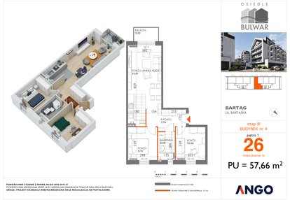 Mieszkanie w inwestycji: Osiedle Bulwar bud. 4