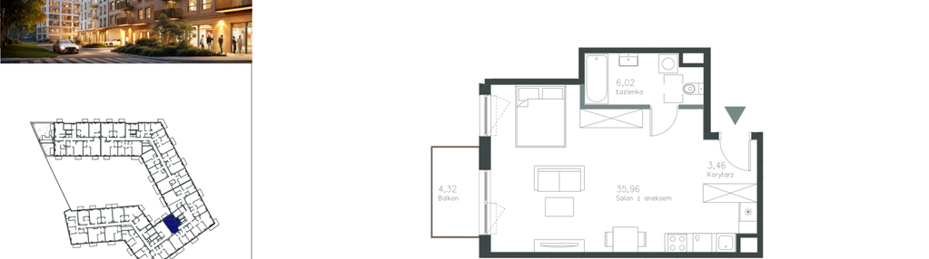 Mieszkanie w inwestycji: Piano