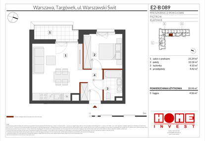 Mieszkanie w inwestycji: Warszawski Świt etap XI