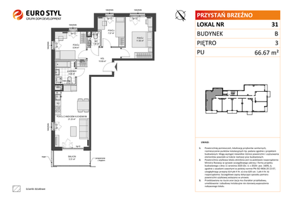 Mieszkanie w inwestycji: Przystań Brzeźno etap 1.2