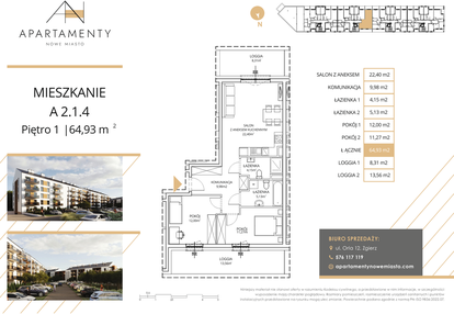 Mieszkanie w inwestycji: Apartamenty Nowe Miasto