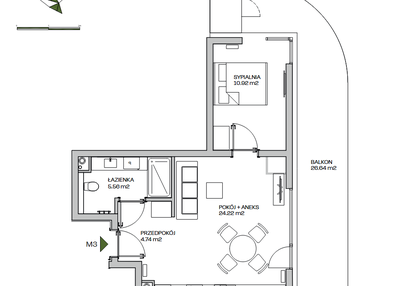 Mieszkanie w inwestycji: Zielona Marina - Apartamenty inwestycyjne