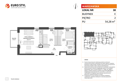 Mieszkanie w inwestycji: Osiedle Warszawska