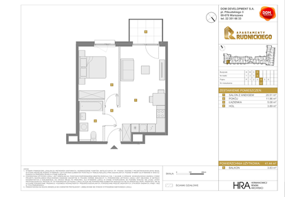 Mieszkanie w inwestycji: Apartamenty Rudnickiego