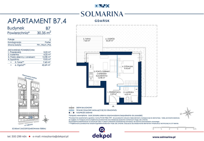 Mieszkanie w inwestycji: Sol Marina etap III