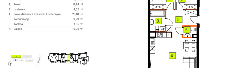 Mieszkanie w inwestycji: Osiedle BLASK - Etap I