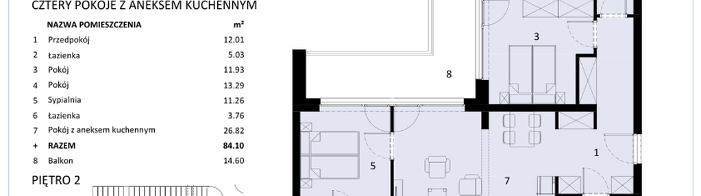 Mieszkanie w inwestycji: Polanki Aqua - budynek E