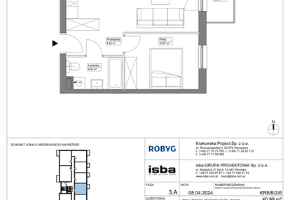 Mieszkanie w inwestycji: Apartamenty Krakowska etap VIII