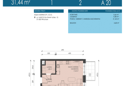 Mieszkanie w inwestycji: Apartamenty Aqua Marina