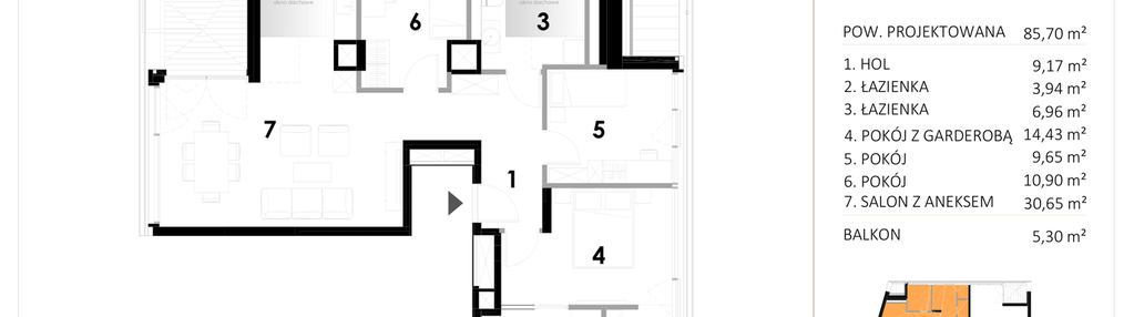 Mieszkanie w inwestycji: Smolna 4