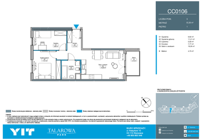 Mieszkanie w inwestycji: Talarowa Park