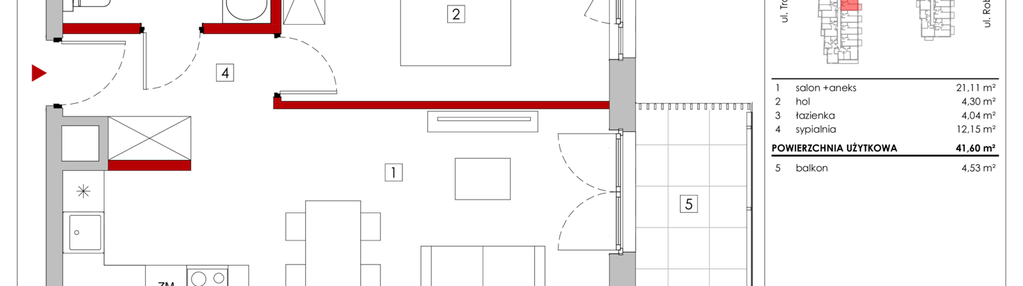 Mieszkanie w inwestycji: Zakątek Włochy