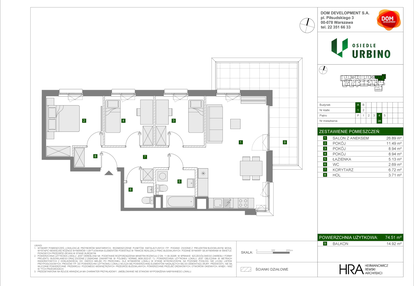 Mieszkanie w inwestycji: Osiedle Urbino etap 4.1