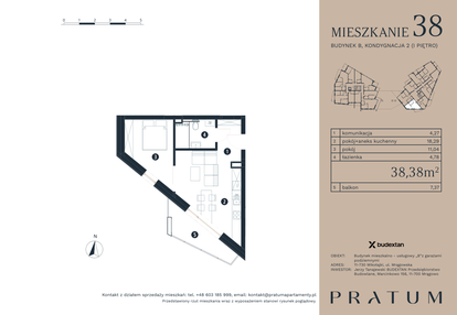 Mieszkanie w inwestycji: Pratum Apartamenty Etap I