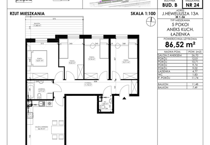Mieszkanie w inwestycji: Osiedle JAR Heweliusza etap II