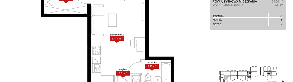 Mieszkanie w inwestycji: Atrium - Nowy Szczepin