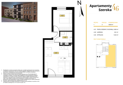 Mieszkanie w inwestycji: Apartamenty Szeroka 46