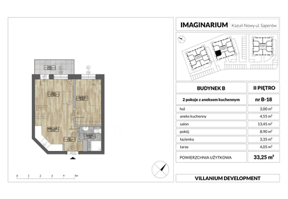 Mieszkanie w inwestycji: Imaginarium Kazuń Nowy - bud. B