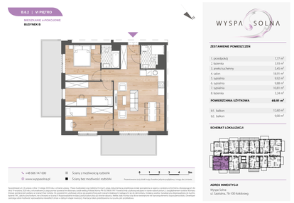 Mieszkanie w inwestycji: Wyspa Solna Etap III, budynek B