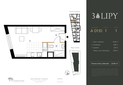 Mieszkanie w inwestycji: 3 lipy