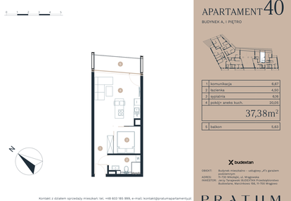 Mieszkanie w inwestycji: Pratum Apartamenty Etap I