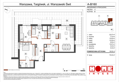 Mieszkanie w inwestycji: Warszawski Świt etap VII