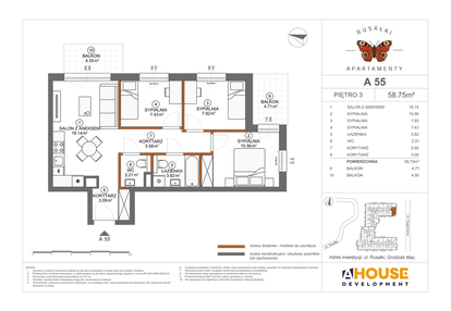Mieszkanie w inwestycji: Apartamenty Rusałki