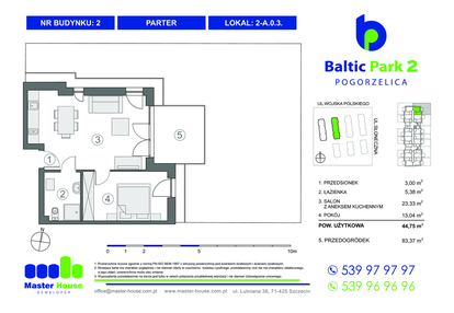 Mieszkanie w inwestycji: Baltic Park 2 Pogorzelica bud. 1 i 2
