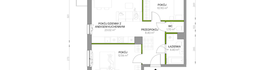 Mieszkanie w inwestycji: Południe Vita