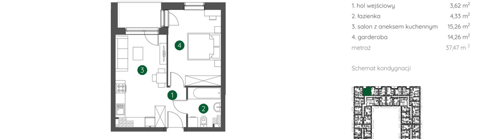Mieszkanie w inwestycji: Murapol Gardenia