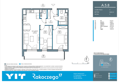 Mieszkanie w inwestycji: Rakoczego 17