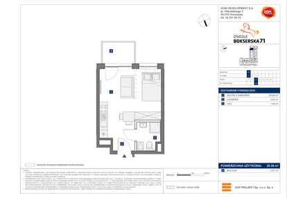 Mieszkanie w inwestycji: Osiedle Bokserska 71 Etap 2 Faza 2