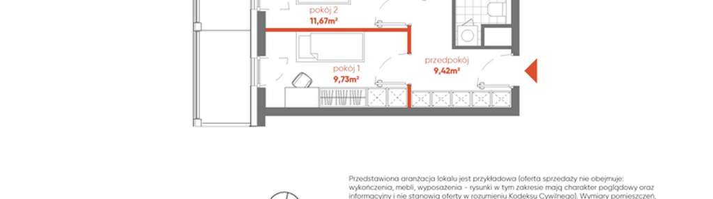 Mieszkanie w inwestycji: Pierwsza Dzielnica - etap III