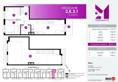 Mieszkanie w inwestycji: 2M Apartments Etap III