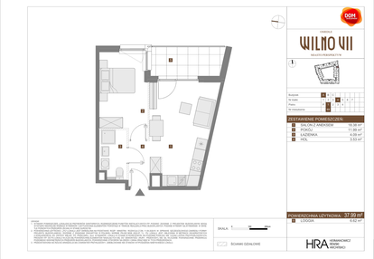 Mieszkanie w inwestycji: Osiedle Wilno VII etap 3.2