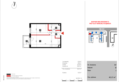 Mieszkanie w inwestycji: Skrajna 9 bud. D