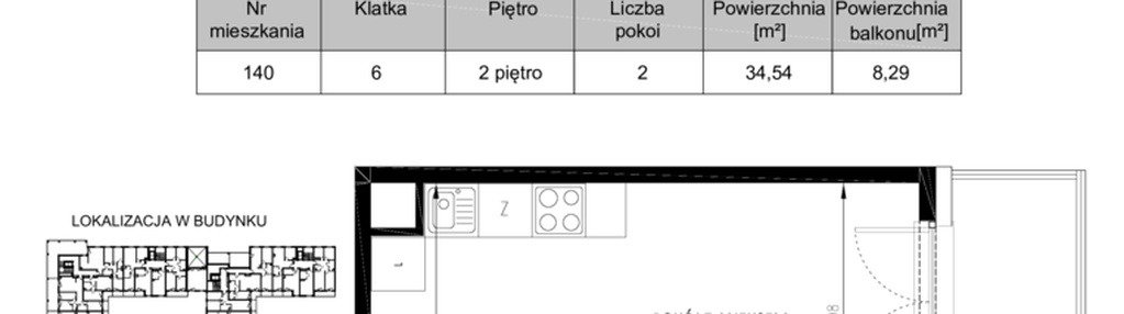 Mieszkanie w inwestycji: Krakowskie Tarasy etap V