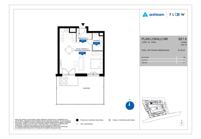 Mieszkanie w inwestycji: Flow - bud. B2 A i bud. B2 B