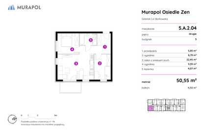 Mieszkanie w inwestycji: Murapol Osiedle Zen - etap II