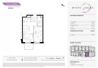 Mieszkanie w inwestycji: Wyspa Solna Etap III, budynek A