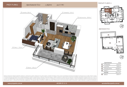 Mieszkanie w inwestycji: Przy Parku etap II