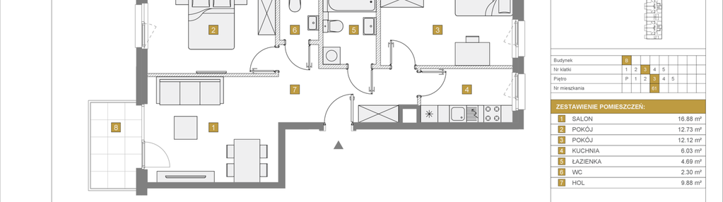 Mieszkanie w inwestycji: Apartamenty Beethovena