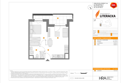 Mieszkanie w inwestycji: Apartamenty Literacka etap 2.3