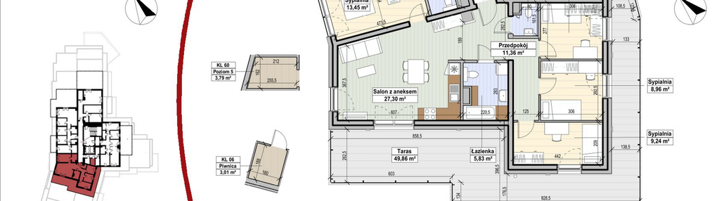 Mieszkanie w inwestycji: Apartamenty Wywrockiego 11