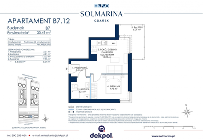 Mieszkanie w inwestycji: Sol Marina B