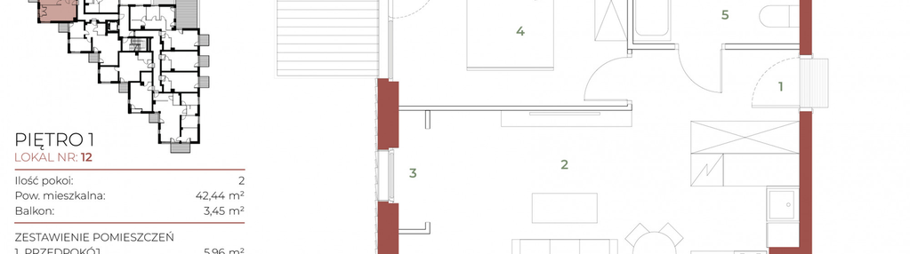 Mieszkanie w inwestycji: Tertio Zapolskiej