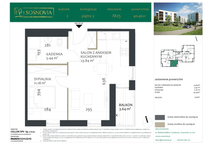 Mieszkanie w inwestycji: Sosnovia