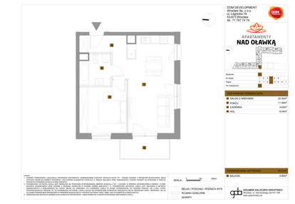 Mieszkanie w inwestycji: Apartamenty nad Oławką etap II
